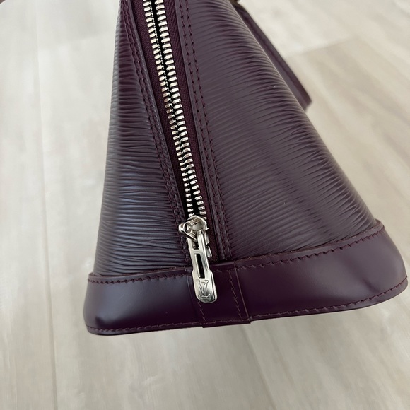 Louis vuitton purple alma pm bag - Picture 5 of 10